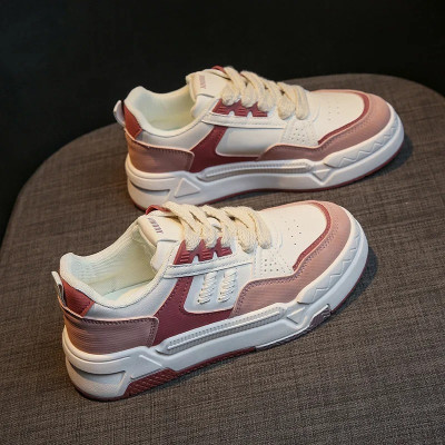 Autumn White Thick Sole Sneakers 108