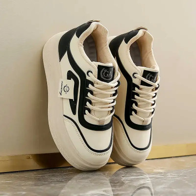 Thick Bottom Tied Long Shoes